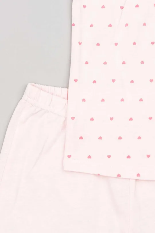 ροζ Παιδικές βαμβακερές πιτζάμες zippy x Disney