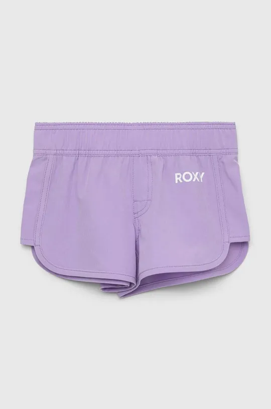 fialová Detské plavkové šortky Roxy Dievčenský