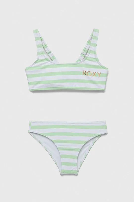 zielony Roxy dwuczęściowy strój kąpielowy dziecięcy Dziewczęcy