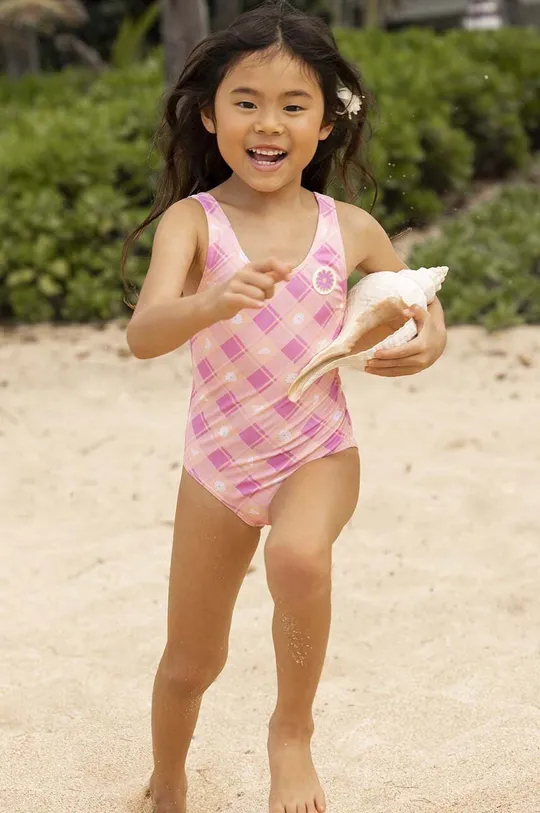 Dječji jednodijelni kupaći kostim Roxy roza
