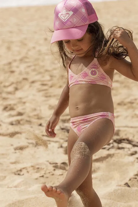 Dječji dvodijelni kupaći kostim Roxy roza
