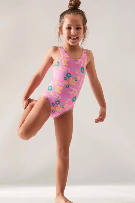 Dječji jednodijelni kupaći kostim Roxy  82% Reciklirani poliester, 18% Elastan