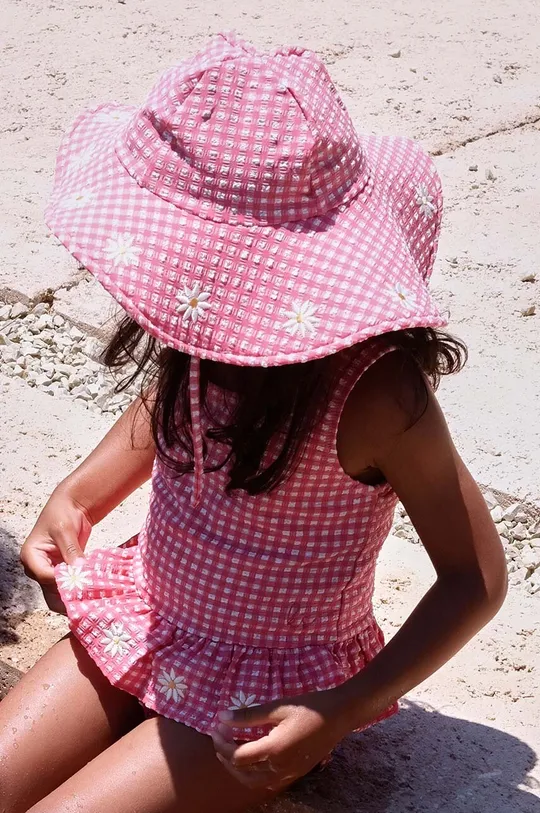 roza Dječji jednodijelni kupaći kostim Konges Sløjd Za djevojčice