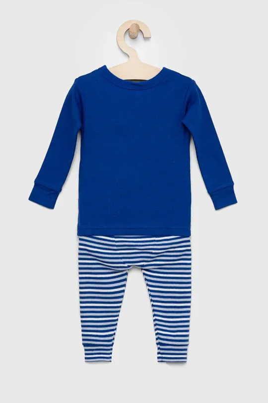 Детская хлопковая пижама GAP голубой