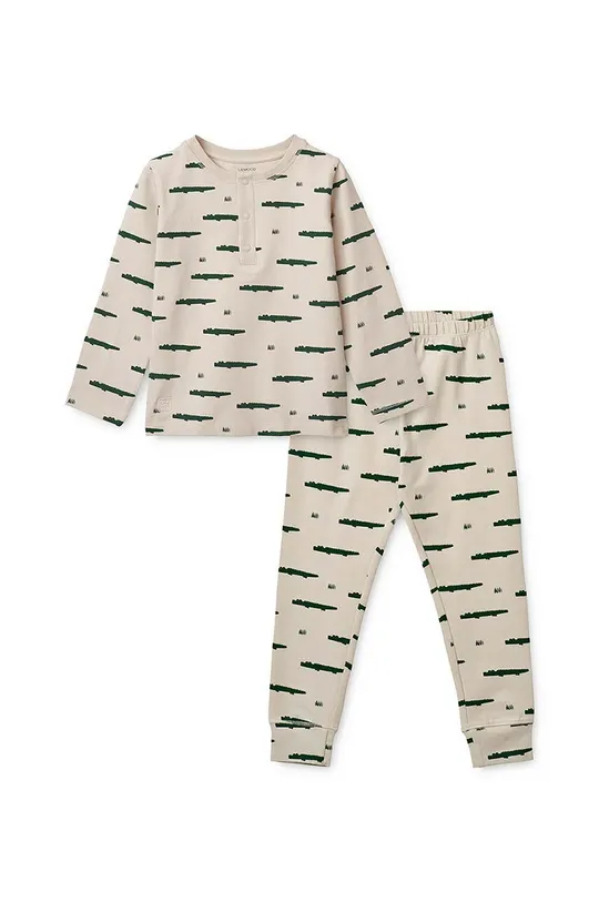 бежевый Детская хлопковая пижама Liewood Детский