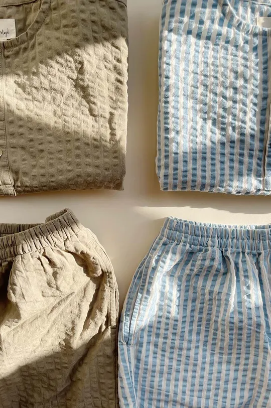 Dječje pidžama kratke hlače Konges Sløjd zelena