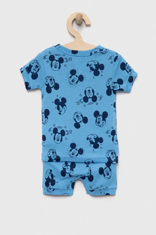 Otroška bombažna pižama GAP x Disney modra