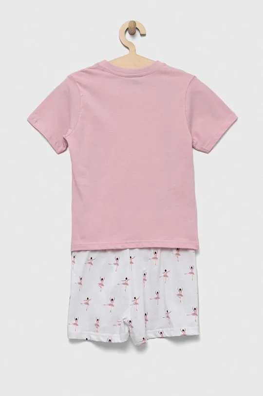 Detské bavlnené pyžamo Fila biela