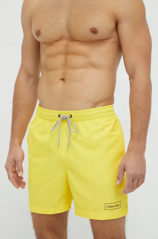 żółty Calvin Klein szorty kąpielowe Męski