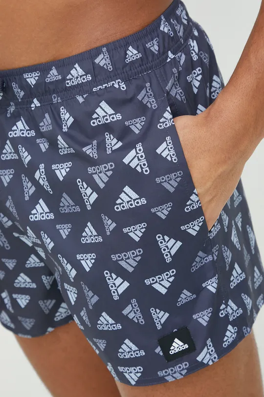 Kratke hlače za kupanje adidas Performance Logo Print CLX  100% Reciklirani poliester