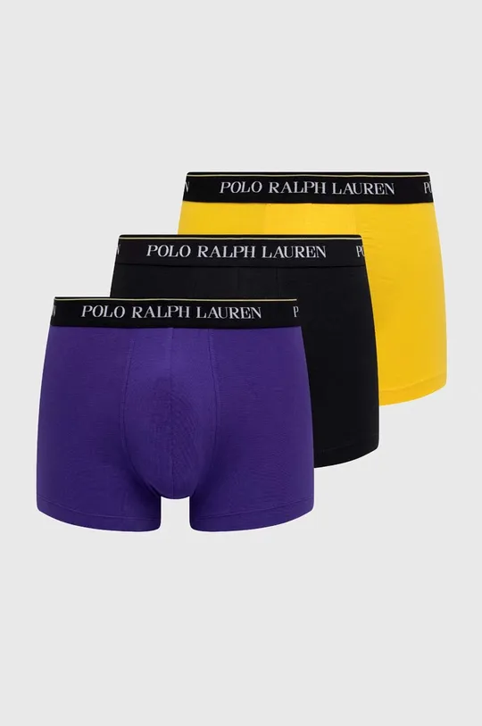 crna Bokserice Polo Ralph Lauren 3-pack Muški