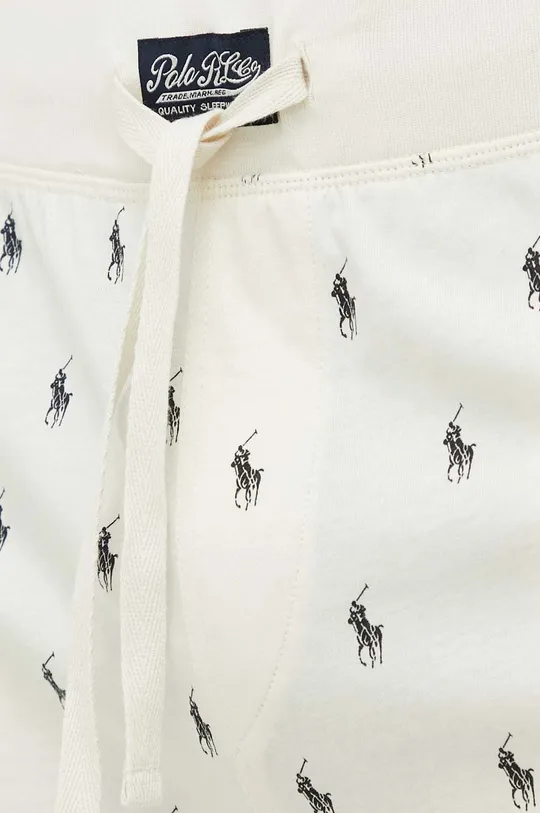бежевый Хлопковые пижамные брюки Polo Ralph Lauren