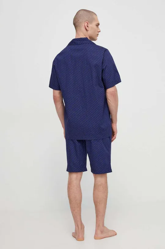 Pamučna pidžama Polo Ralph Lauren crna