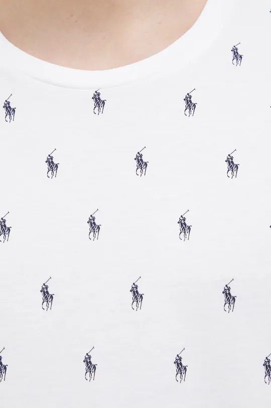 білий Бавовняна піжамна футболка Polo Ralph Lauren