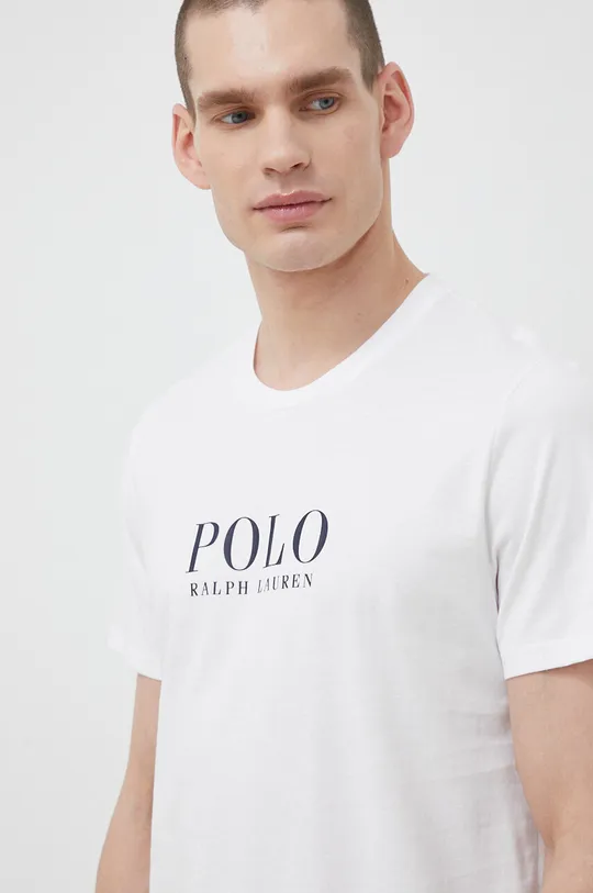 Хлопковая пижамная футболка Polo Ralph Lauren 100% Хлопок
