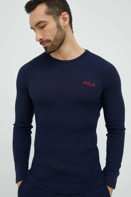 granatowy Polo Ralph Lauren longsleeve piżamowy