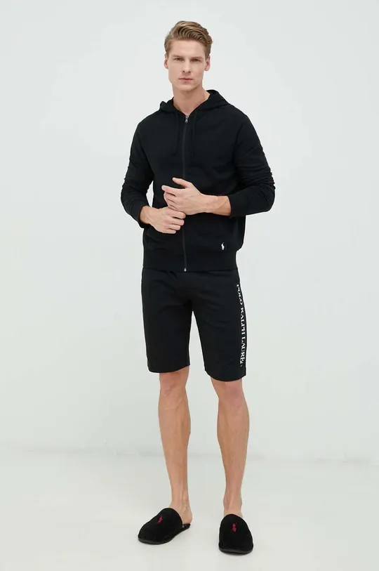 Polo Ralph Lauren rövid pizsama fekete