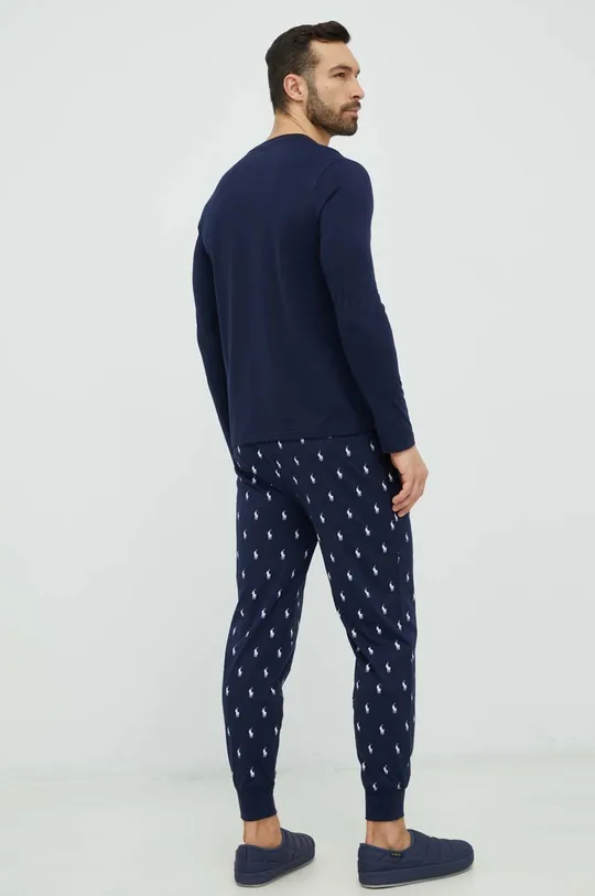 mornarsko plava Pamučna pidžama Polo Ralph Lauren