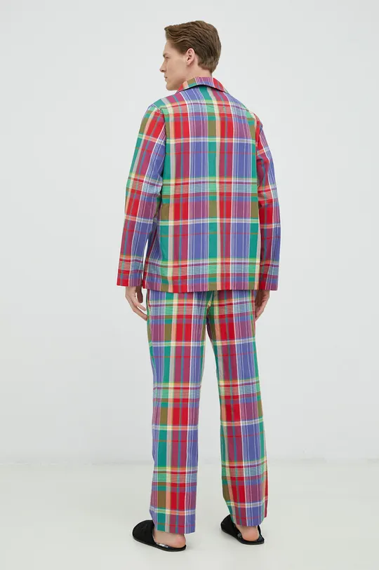 Βαμβακερές πιτζάμες Polo Ralph Lauren κόκκινο