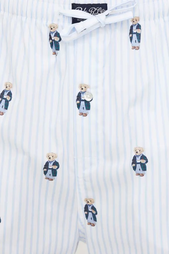 modrá Bavlnené pyžamové šortky Polo Ralph Lauren