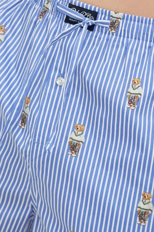 niebieski Polo Ralph Lauren szorty piżamowe bawełniane
