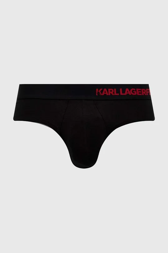 Karl Lagerfeld slipy 3-pack czarny