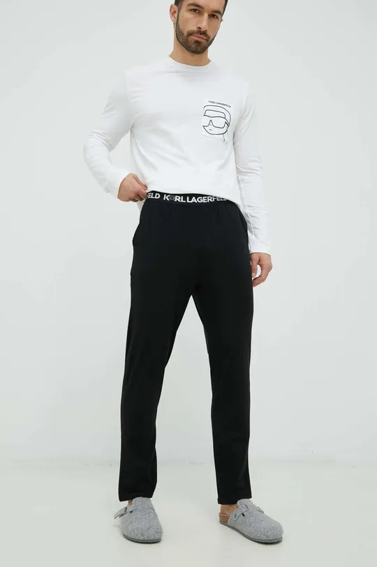 Pyžamo Karl Lagerfeld  95 % Bavlna, 5 % Elastan
