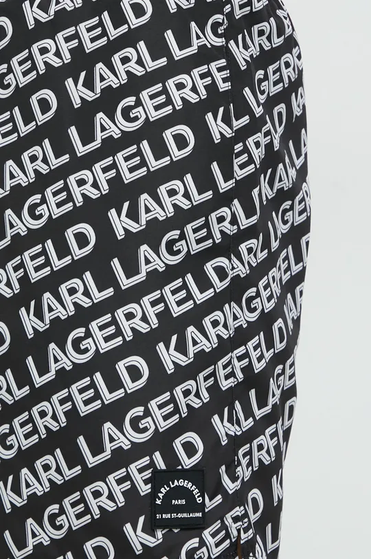 negru Karl Lagerfeld pantaloni scurti de baie