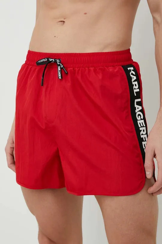 Kratke hlače za kupanje Karl Lagerfeld crvena