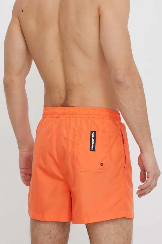 Karl Lagerfeld szorty kąpielowe pomarańczowy