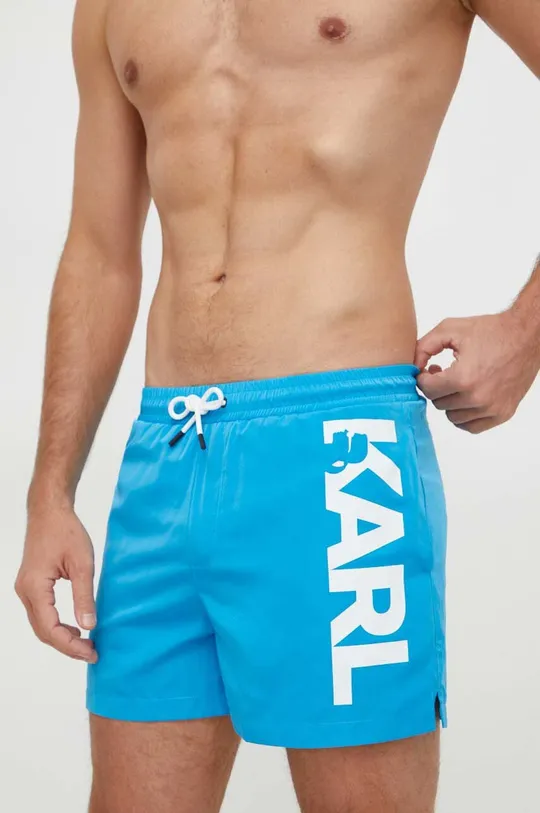 plava Kratke hlače za kupanje Karl Lagerfeld Muški