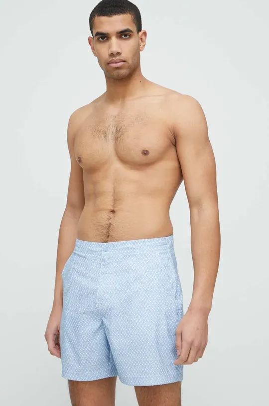 Kratke hlače za kupanje Abercrombie & Fitch plava