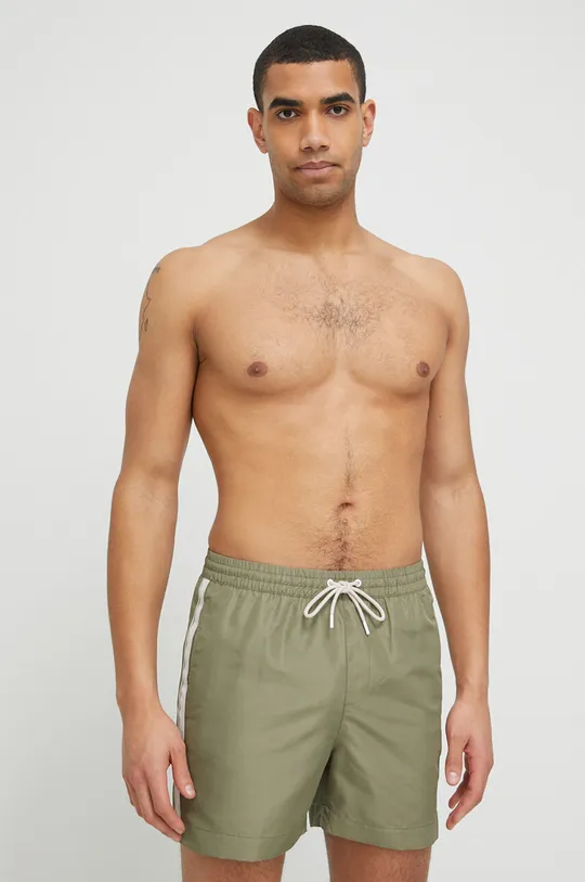 Plavkové šortky Calvin Klein zelená