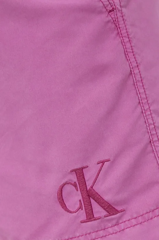 fioletowy Calvin Klein szorty kąpielowe