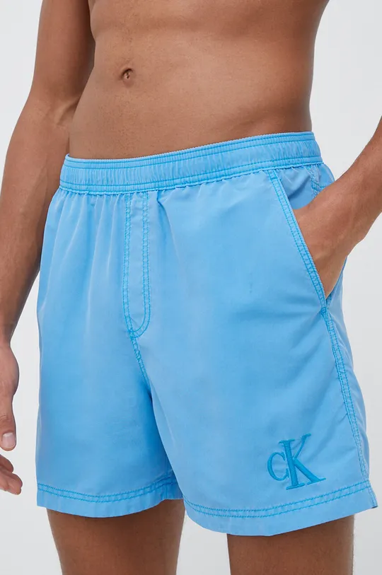 modra Kopalne kratke hlače Calvin Klein Moški