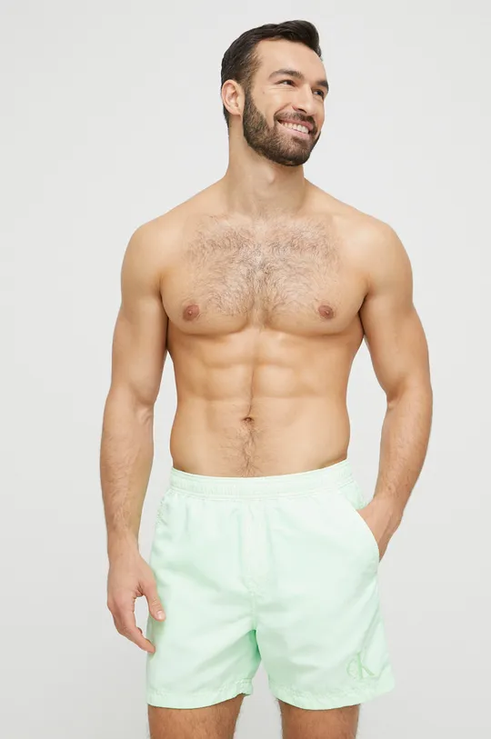 Calvin Klein pantaloncini da bagno verde