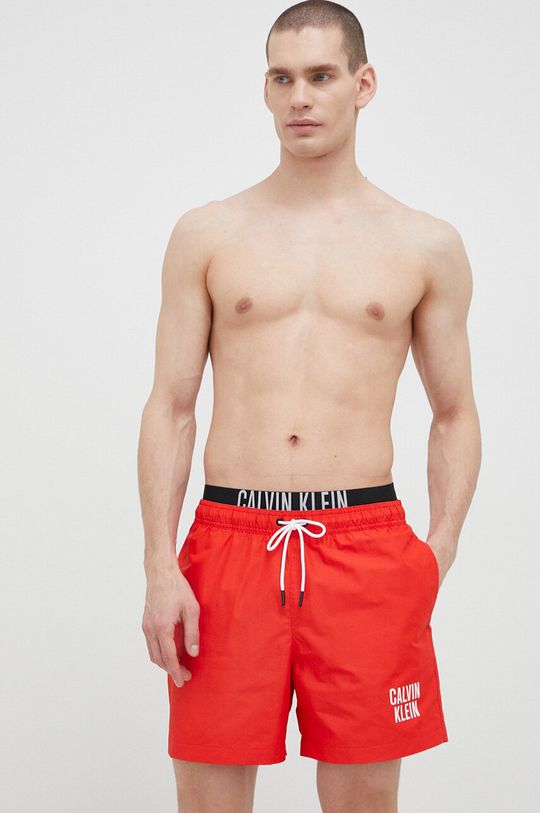 Calvin Klein szorty kąpielowe czerwony