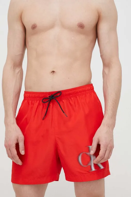 crvena Kratke hlače za kupanje Calvin Klein Muški