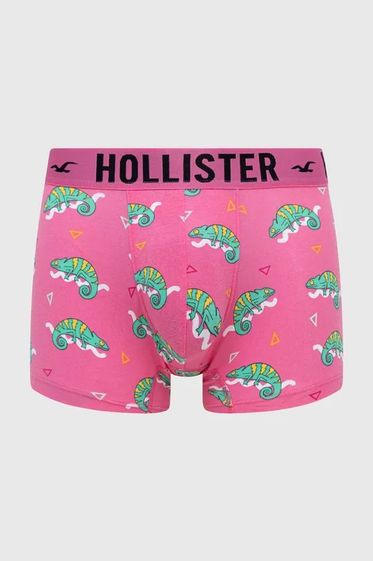 Hollister Co. bokserki 3-pack różowy