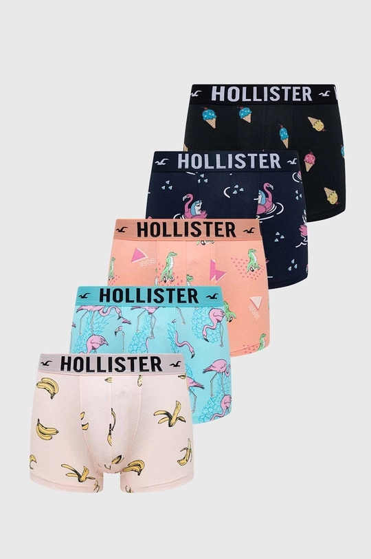 plava Bokserice Hollister Co. 5-pack Muški