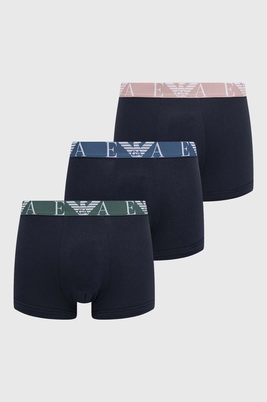 σκούρο μπλε Μποξεράκια Emporio Armani Underwear 3-pack Ανδρικά