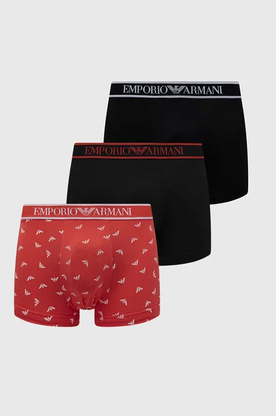 κόκκινο Μποξεράκια Emporio Armani Underwear 3-pack Ανδρικά