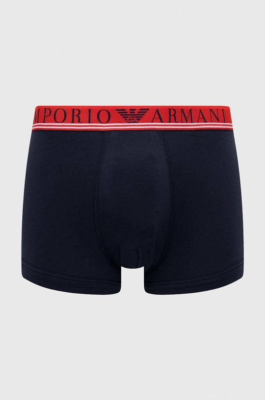 Boxerky Emporio Armani Underwear 3-pak  Základná látka: 95 % Bavlna, 5 % Elastan Podšívka: 95 % Bavlna, 5 % Elastan Lepiaca páska: 85 % Polyester, 15 % Elastan