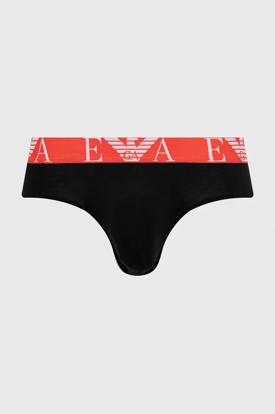 Σλιπ Emporio Armani Underwear 3-pack μαύρο