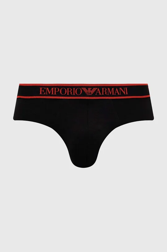 Σλιπ Emporio Armani Underwear 3-pack  Φόδρα: 95% Βαμβάκι, 5% Σπαντέξ Υλικό 1: 95% Βαμβάκι, 5% Σπαντέξ Υλικό 2: 85% Πολυεστέρας, 15% Σπαντέξ