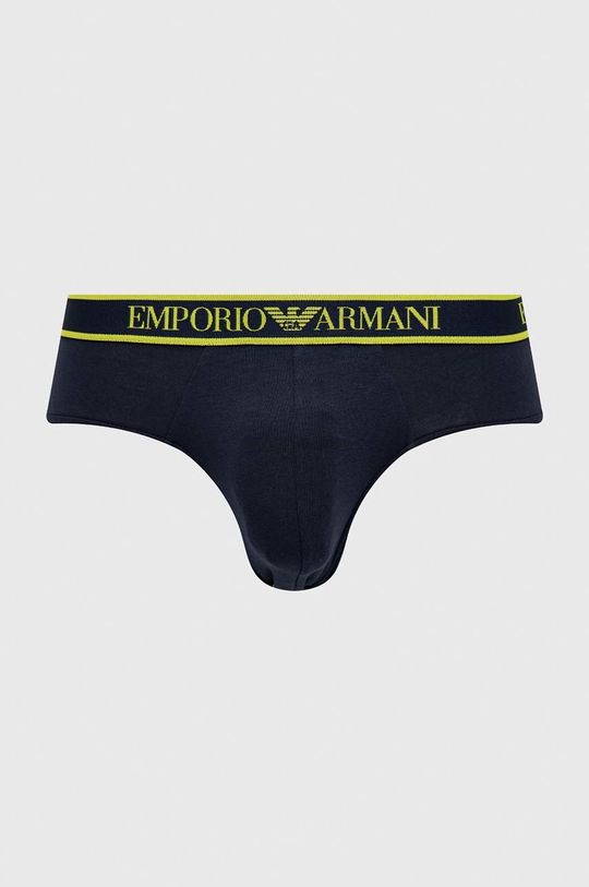 Emporio Armani Underwear slipy 3-pack granatowy