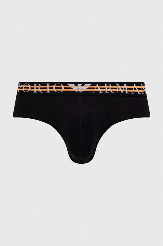 Emporio Armani Underwear slipy 3-pack Materiał zasadniczy: 95 % Bawełna, 5 % Elastan, Podszewka: 95 % Bawełna, 5 % Elastan, Taśma: 85 % Poliester, 15 % Elastan