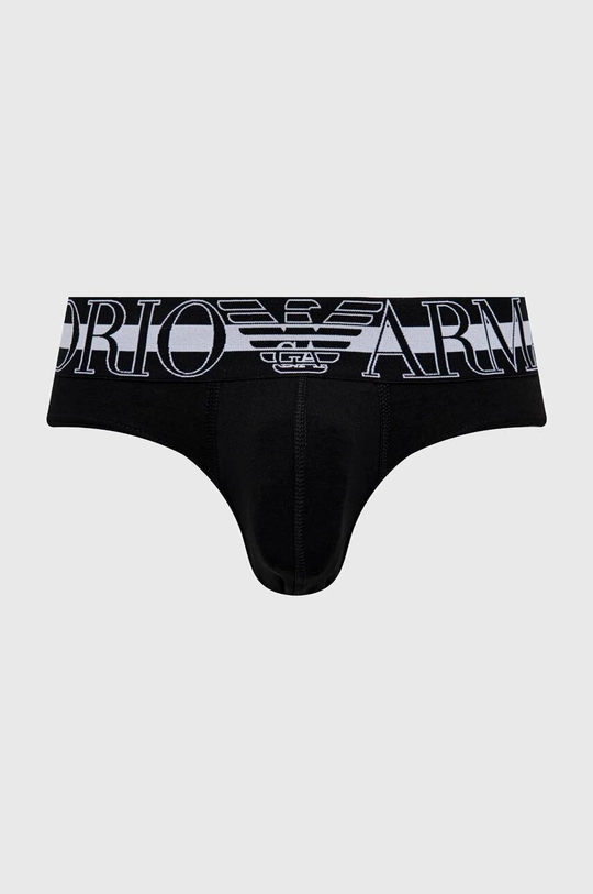 czarny Emporio Armani Underwear slipy Męski