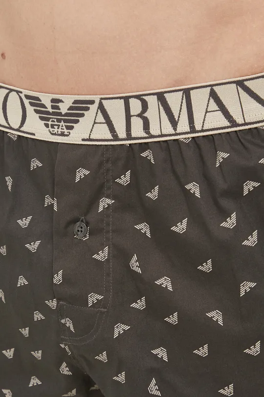 siva Bombažne bokserke Emporio Armani Underwear