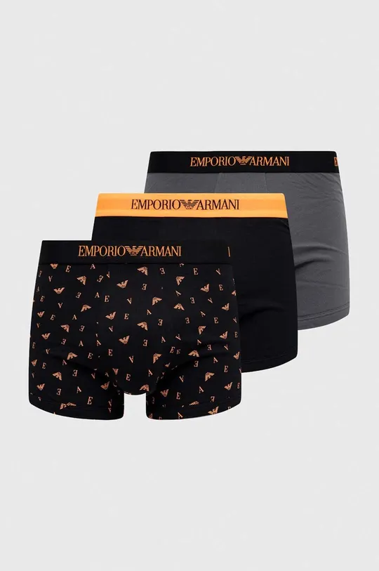 czarny Emporio Armani Underwear bokserki 3-pack Męski